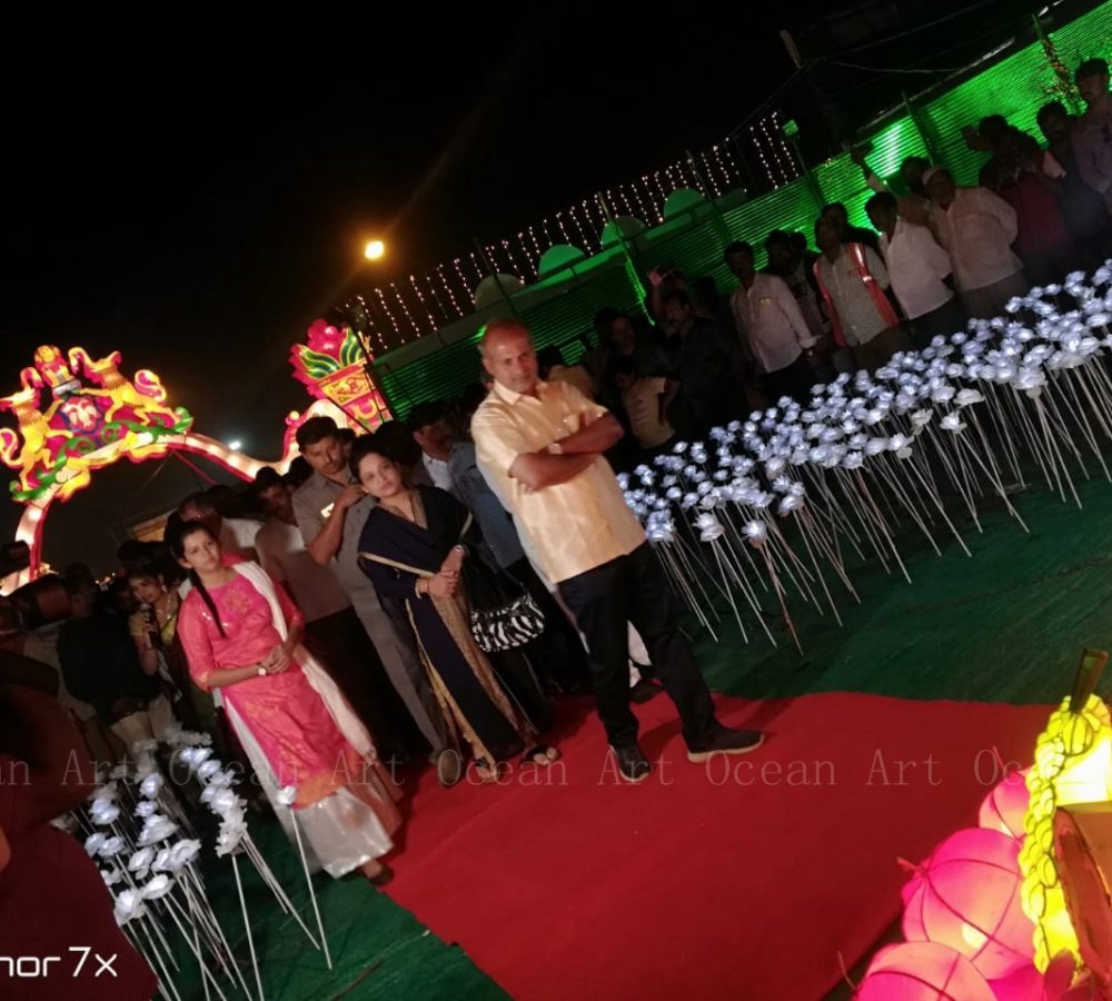 Festival lantern in mysore city of India_Ocean Art (7) Festival lantern in mysore city of India_Ocean Art (7)